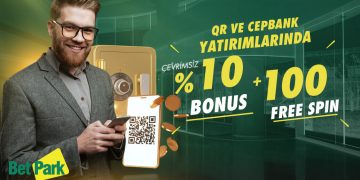 Betpark 10% Çevrimsiz Qr - Cepbank Bonusu - 100% Freespin betpark-cevrimsiz-qr-cepbank-bonusu