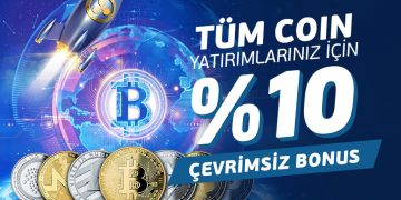 Betvole 10% Kripto Para Çevrim Şartsız Bonus betvole-cevrimsiz-kripto-para-yatirim-bonusu