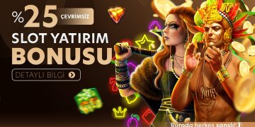 Bayşanslı 25% Çevrimsiz Slot Yatırım Bonusu baysansli-slot-yatirim-bonusu