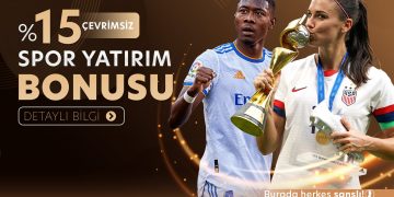 Bayşanslı Spor Alanına Özel 15% Çevrimsiz Bonus! baysansli-spor-yatirim-bonusu
