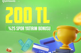 Pinbahis 25% Spor Yatırım Bonusu pinbahis-spor-yatirim-bonusu