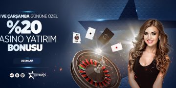 Favorisen Salı ve Çarşamba Gününe Özel 20% Casino Yatırım Bonusu favorisen-sali-carsamba-casino-yatirim-bonusu