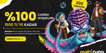 Maltbahis 1500 TL 100% Casino Hosgeldin Bonusu + 200 Freespin maltbahis-casino-hosgeldin-bonusu-freespin