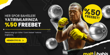 Maltbahis Her Yatırıma 50% Freebet maltbahis-her-yatirima-freebet