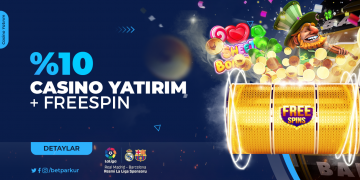 Parkurbet 10% Casino Yatırım Bonusu + Freespin parkurbet-casino-yatirim-bonusu