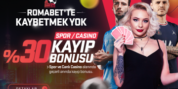 Roabet'ten 30% Kayıp Bonusu romabet-spor-casino-kayip-bonusu
