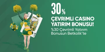 Betkolik 30% Casino Yatırım Bonusu betkolik-cevrimli-casino-yatirim-bonusu