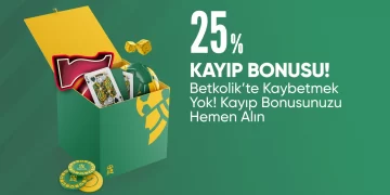 Betkolik 25% Kayıp Bonusu betkolik-kayip-bonusu
