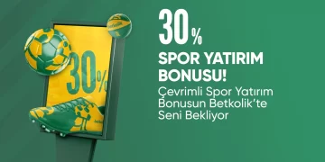 Betkolik 30% Spor Yatırım Bonusu betkolik-spor-yatirim-bonusu