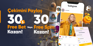 Betmils Çekimini Paylaş 30₺ Freebet veya 30 FreeSpin Kazan betmils-cekimini-paylas-bonusu