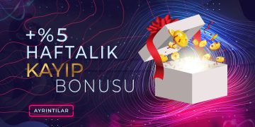 Betproton Haftalık 5% Kayıp Bonusu betproton-haftali-kayip-bonusu