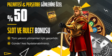 Dinamitbet Pazartesi ve Perşembe Günlerine Özel Slot ve Rulet Bonusu dinamitbet-slot-ve-rulet-bonusu