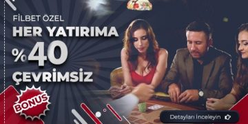 Filbet 40% Çevrim Şartsız Yatırım Bonusu filbet-her-yatirima-cevrimsiz-yatirim-bonusu