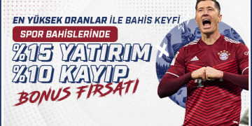 Taksimbet 15% Çevrimsiz Spor Yatırım + 10% Kayıp Bonusu taksimbet-spor-yatirim-kayip-bonusu
