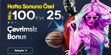 Cashwin Hafta Sonuna Özel 100 TL'ye 25 TL Çevrimsiz Bonus cashwin-cevrimsiz-bonus