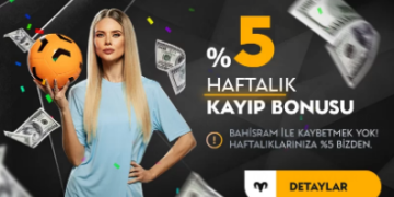 Bahisram %5 Haftalık Kayıp Bonusu bahisram-kayip-haftalik